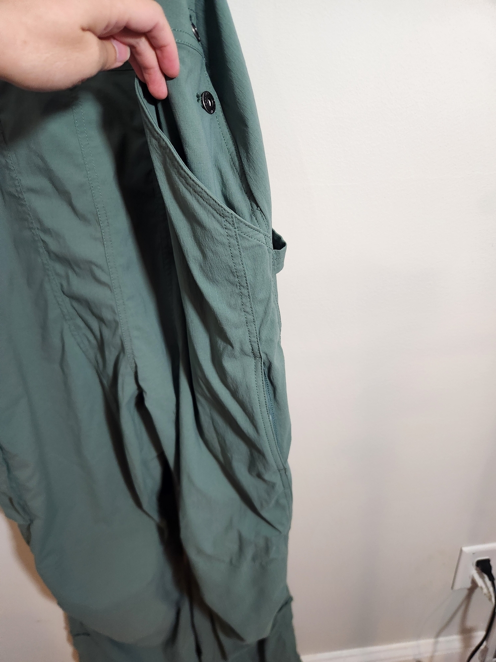 Duluth Trading Co Green Women's Gardening Heritage Overalls XL 33" Utility - Picture 5 of 11